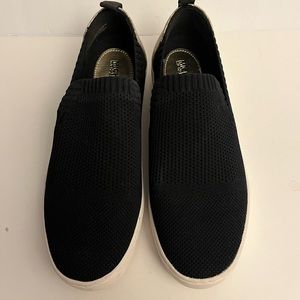 Michael Kors Black Knit Slip On Sneakers size 7